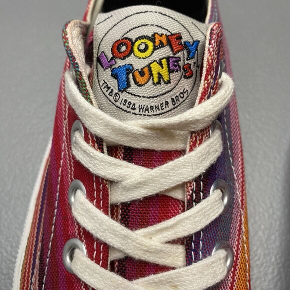 1994 LOONEY TUNES Speedy's Diner Keds Womens 8 Adult Low Canvas Sneakers Vintage - Picture 4 of 11